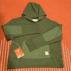 NWT Dovetail Women's Moss Green Hoodie